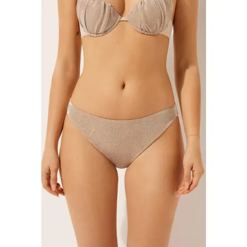 Bas de maillot Golden Glitter Taille L - Calzedonia - Modalova