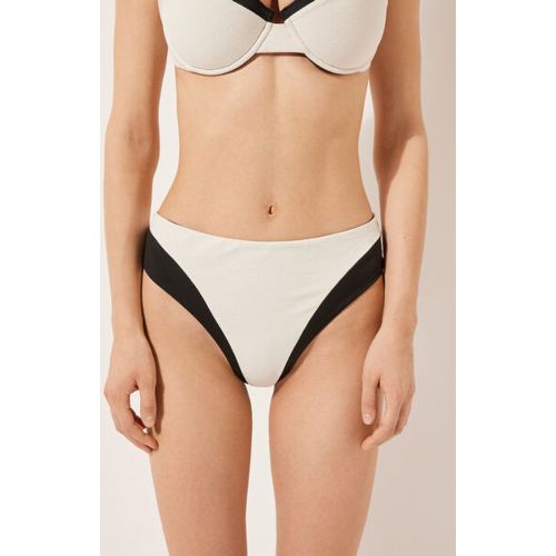 Bas de maillot taille haute Double Bikini Taille L - Calzedonia - Modalova