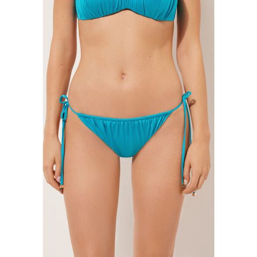 Bas de Maillot à Lanières Shiny Satin Taille L - Calzedonia - Modalova