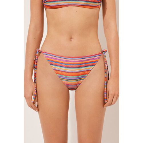 Bas de maillot à lanières Colorful Stripes Taille L - Calzedonia - Modalova