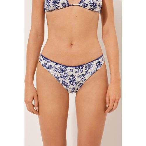 Bas de maillot Brésilien Blue Corals Taille L - Calzedonia - Modalova