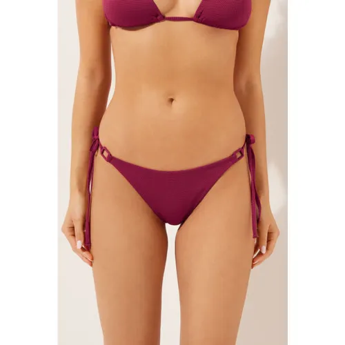 Bas de maillot brésilien à lanières Classy Piquet Taille L - Calzedonia - Modalova
