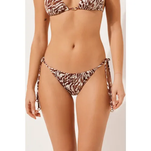 String de bain Brown Zebra Taille M-L - Calzedonia - Modalova