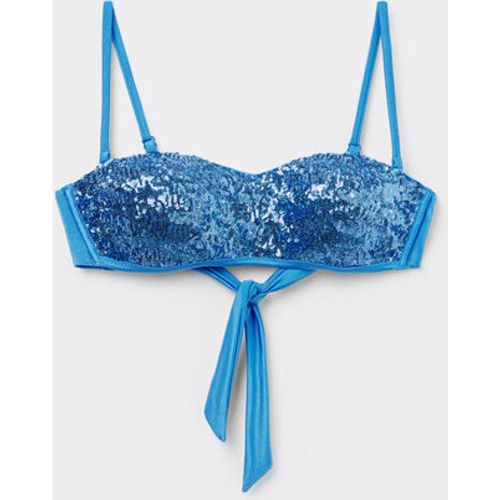 Haut de maillot bandeau rembourré Surface Royal Taille 36 - Calzedonia - Modalova