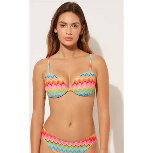 Haut de maillot push-up à rembourrage léger Rainbow Taille 38 - Calzedonia - Modalova