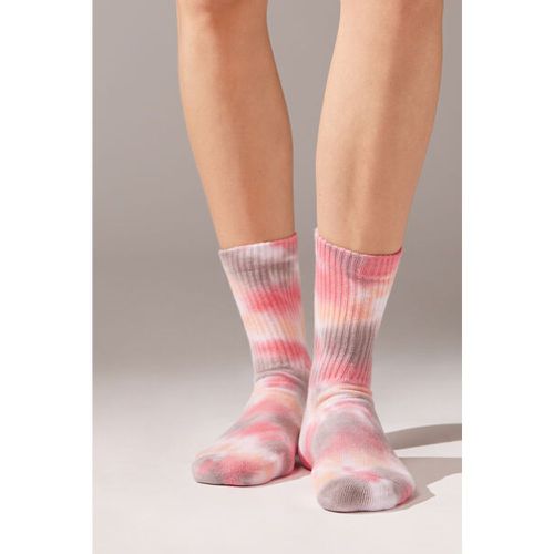 Chaussettes courtes style sport tie-dye Taille TAILLE UNIQUE - Calzedonia - Modalova