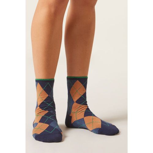 Chaussettes à motif losange Taille TAILLE UNIQUE - Calzedonia - Modalova