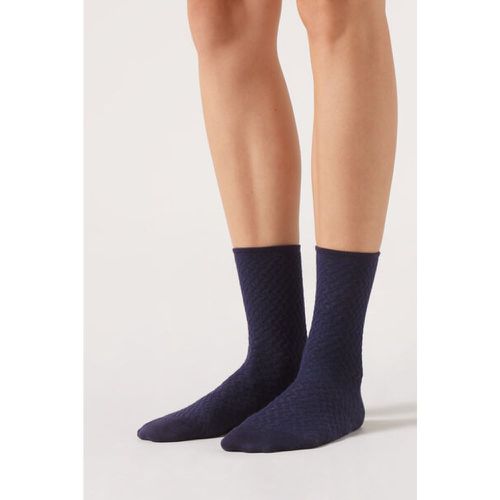 Chaussettes travaillées en cachemire Taille TAILLE UNIQUE - Calzedonia - Modalova