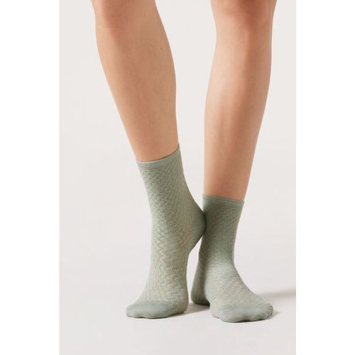 Chaussettes travaillées en cachemire Taille TAILLE UNIQUE - Calzedonia - Modalova