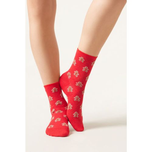 Chaussettes à motif fantaisie de Noël Taille TAILLE UNIQUE - Calzedonia - Modalova