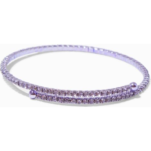 Bracelet fin bangle anodisé en strass - Claire's - Modalova