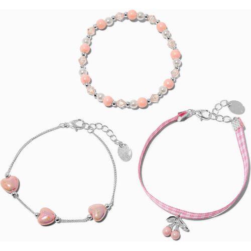 Lot de bracelets perlés cerise - Lot de 3 - Claire's - Modalova