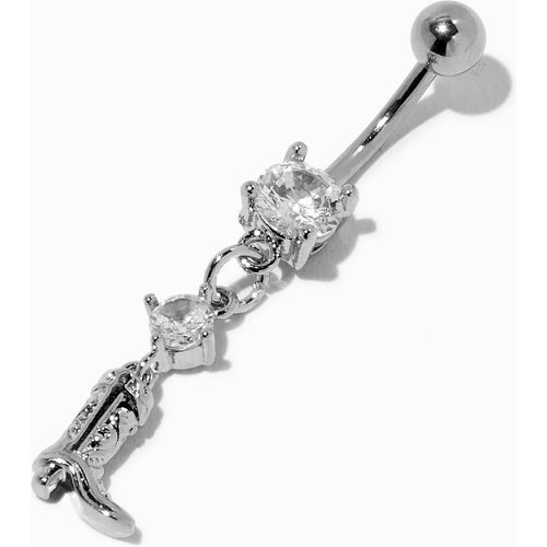 Piercing de nombril 1.6mm botte de cowboy en zircon cubique couleur - Claire's - Modalova