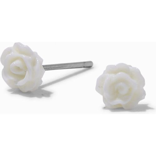 Clous d'oreilles roses blanches - Claire's - Modalova
