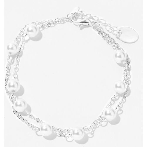 Bracelet multi-rangs perles d'imitation couleur - Claire's - Modalova