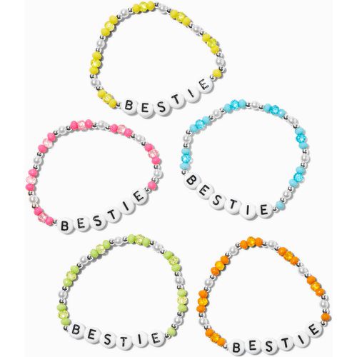 Bracelets « bestie » élastiques perlés -- best friends - Lot de 5 - Claire's - Modalova