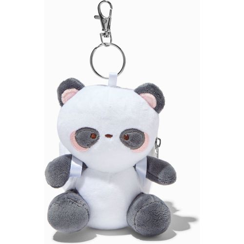 Porte-clés mini sac à dos en fausse fourrure panda - Claire's - Modalova