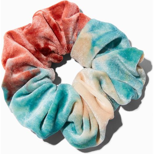 Chouchou en velours d'imitation effet tie-dye moyen et rouille - Claire's - Modalova