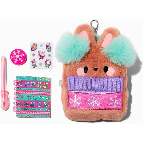 Ensemble d’articles de papeterie sac à dos 10 cm lapin des neiges - Claire's - Modalova