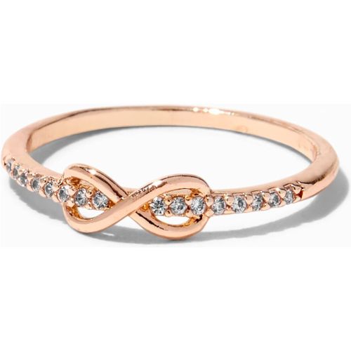 Bague symbole de l’infini strass couleur doré - Claire's - Modalova