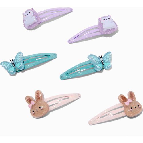 Barrettes clic clac icônes petits animaux Club - Lot de 6 - Claire's - Modalova