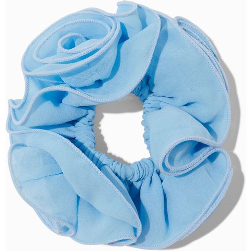 Chouchou de taille moyenne design en tissu extra-fin bleu - Claire's - Modalova