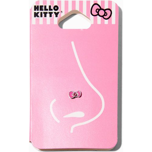 Claire's Clou de nez 0,8 mm nœud émaillé ® - Hello Kitty - Modalova