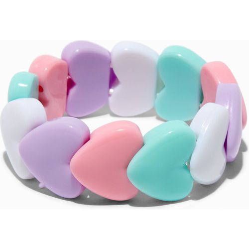Bracelets élastiques perlés cœur pastel Club - Claire's - Modalova