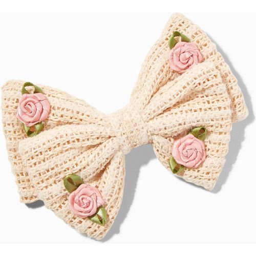 Barrette à nœud à crochet rosette couleur - Claire's - Modalova