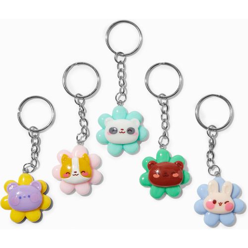 Porte-clés Best Friends fleur petits animaux - Lot de 5 - Claire's - Modalova