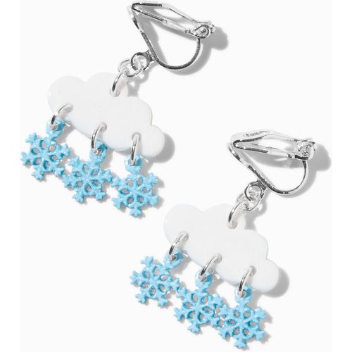 Boucles d'oreilles à clip flocon de neige nuage - Claire's - Modalova