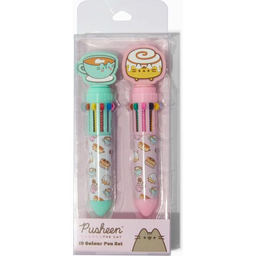 Claire's Lot de stylos petit-déjeuner ® - Lot de 2 - Pusheen - Modalova