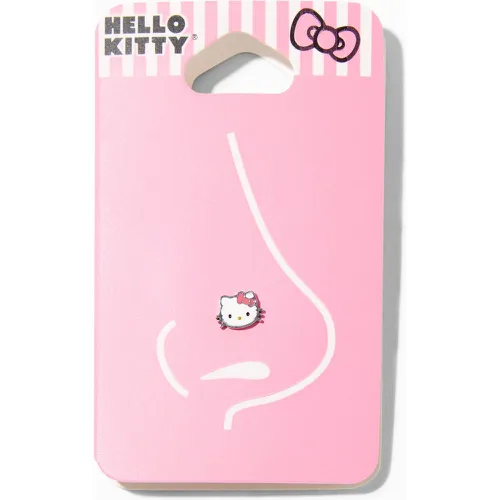 Claire's Clous de nez 0,8 mm visage émaillé ® - Hello Kitty - Modalova