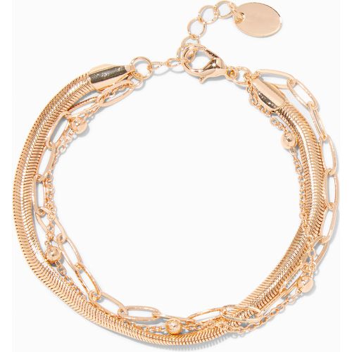 Bracelet multi-rangs chaînes de styles variés couleur - Claire's - Modalova