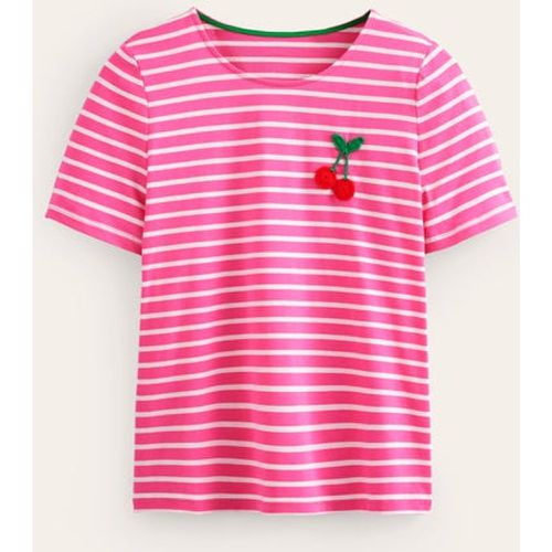 T-shirt en crochet Femme Boden, PIN - Boden - Modalova