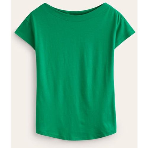 T-shirt col bateau ultra-doux - Boden - Modalova