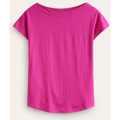 T-shirt col bateau ultra-doux - Boden - Modalova