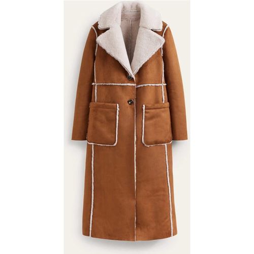 Manteau réversible en peau de mouton synthétique - Boden - Modalova