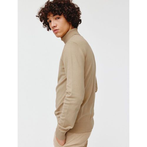 Pull col roulé Homme Marron - BZB - Modalova