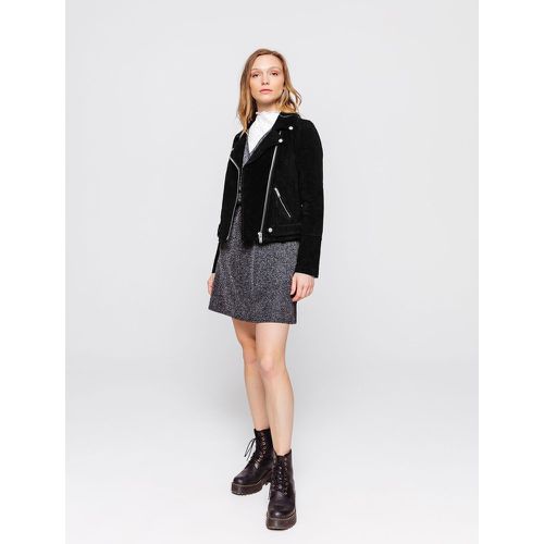 Veste en cuir Femme Noir - BZB - Modalova