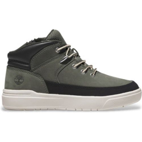 Pour garçon. TB0A2MFFA581 Mid Lace Up - Baskets en cuir (35), Plat, Fermeture éclair, Casuel, mode enfantine - Timberland - Modalova