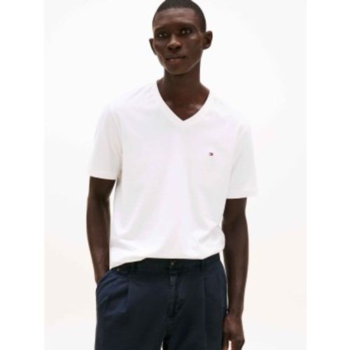 MW0MW39249 T-shirt avec logo brodé (L), Casuel, Coton, Manche courte - Tommy Hilfiger - Modalova