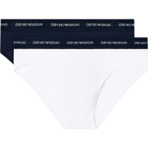 EM000251_AF14990 Set 2 Asv slip , (L), Noir, Blanc, Homewear, Viscose - Emporio Armani - Modalova