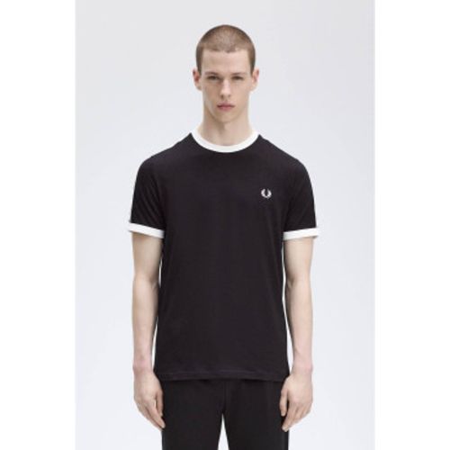 M4620 T-shirt Raped Ringer (M), Casuel, Coton, Manche courte - Fred Perry - Modalova