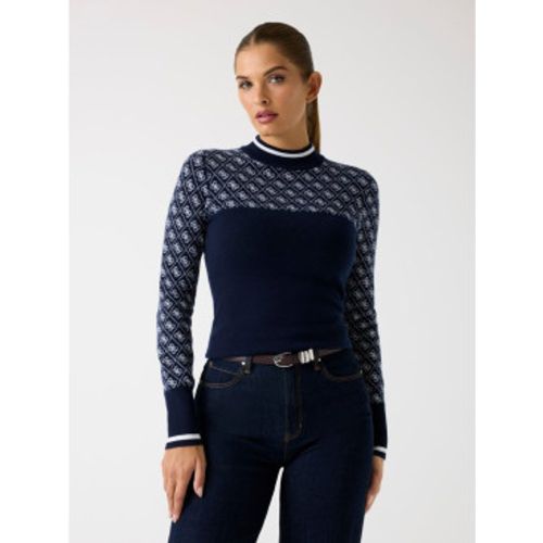 W5BR24Z3JD2 Pull en laine avec logo (S), Noir, Viscose - Guess - Modalova