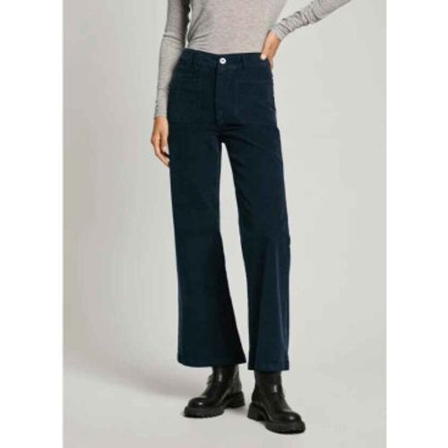 PL211776 Pantalon en velours côtelé de coupe évasée Celia (XS), Casuel, Coton, Marine - Pepe Jeans - Modalova