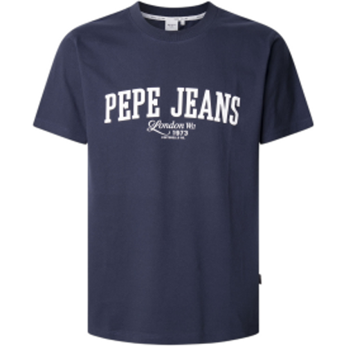 PM509766 T-shirt Derril (M), Casuel, Coton, Manche courte, Marine - Pepe Jeans - Modalova