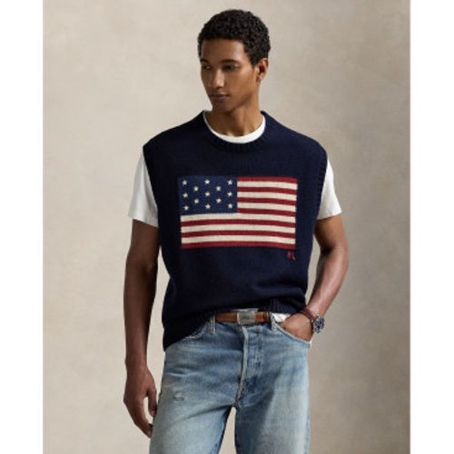 Gilet en maille avec drapeau Big Fit (S), Casuel, Laine - Polo Ralph Lauren - Modalova