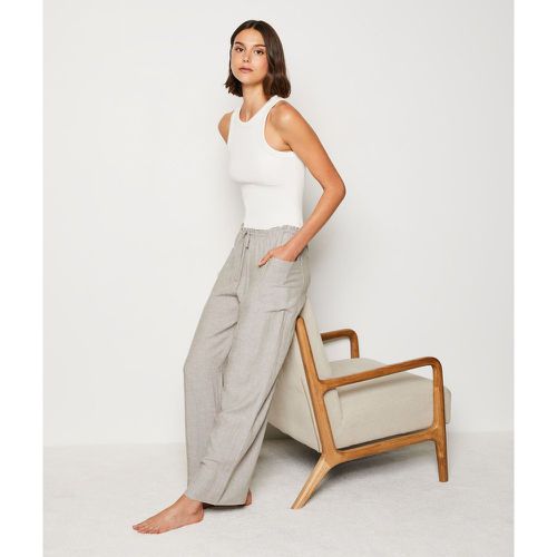 Pantalon de pyjama en lin mélangé - Sonny - M - Etam - Modalova