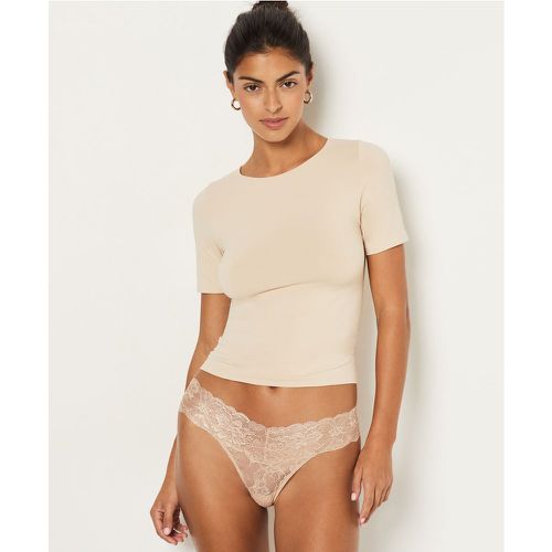 Tanga en dentelle irisé - Sweet - XS - Etam - Modalova